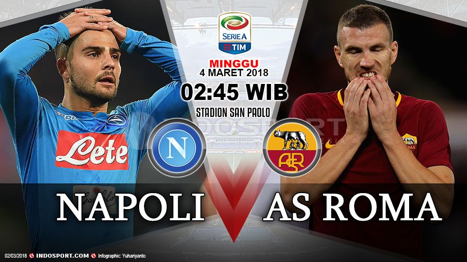 Prediksi Napoli vs AS Roma Copyright: © Grafis:Yanto/Indosport.com