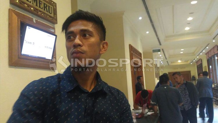 Mantan bek PSM Makassar, Ardan Aras, yang kini memperkuat PSS Sleman di Liga 1 2019. Copyright: © Petrus Manus Da Yerrimon/INDOSPORT