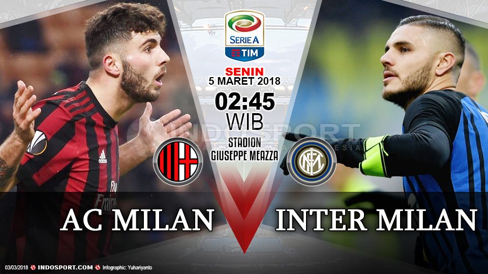 Prediksi AC Milan vs Inter Milan Copyright: © Grafis:Yanto/Indosport.com