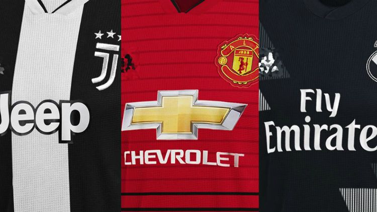 Jersey Baru Man United Juventus Dan Real Madrid Bocor Indosport