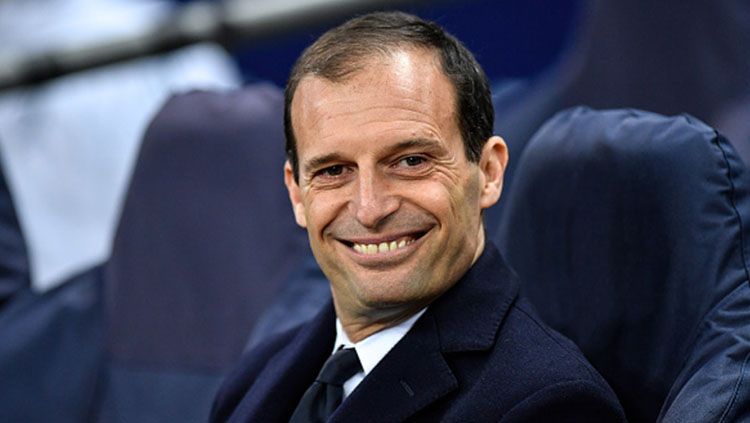 Massimiliano Allegri pelatih Juventus yang diminati CEO Inter Milan. Copyright: © Getty Images