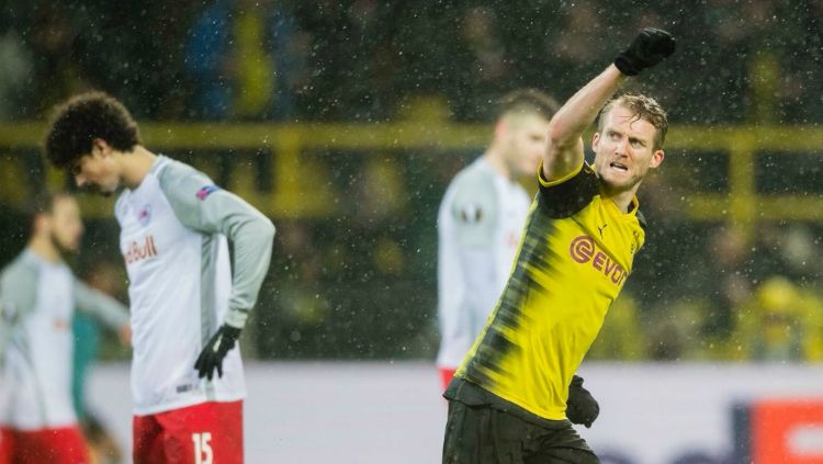 Laga antara Dortmund vs Salzburg berakhir dengan skor 1-2. Copyright: © GettyImages