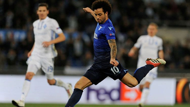 Laga Lazio vs Dynamo Kiev berakhir imbang 2-2. Copyright: © Getty Images