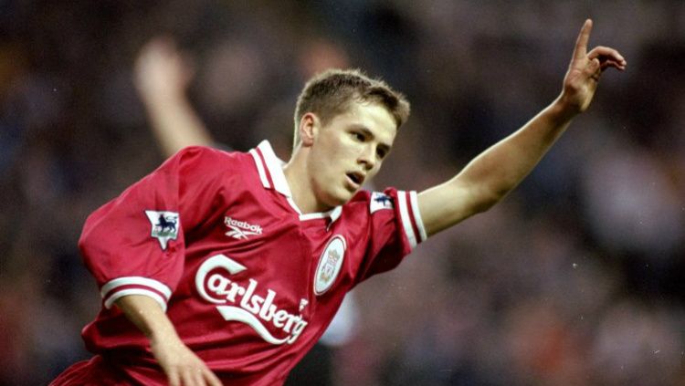 Michael Owen ketika masih membela Liverpool. Copyright: © Allsport