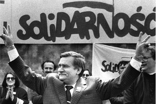 Gerakan Solidaritas Pimpinan Lech Walesa Copyright: &copy; The Atlantic