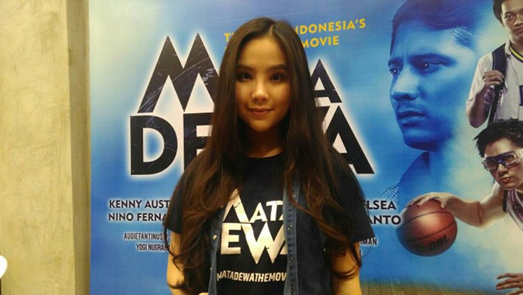 Agatha Chelsea salah satu pemain di Film Mata Dewa. Copyright: © Arif Rahman/INDOSPORT