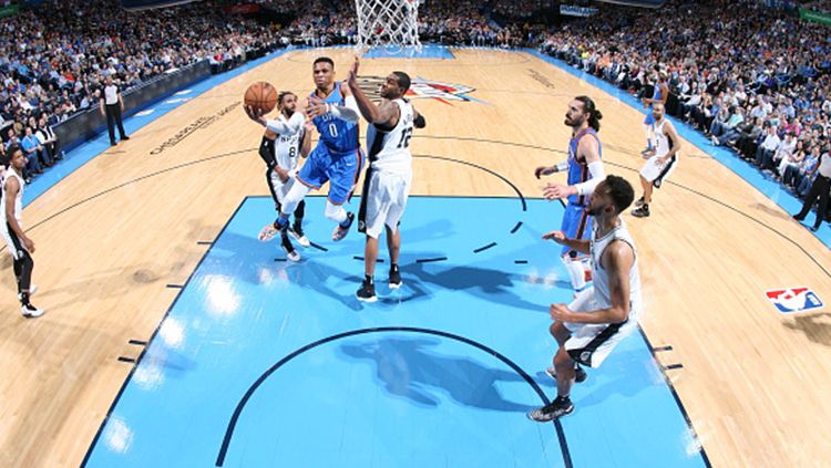 San Antonio Spurs vs Oklahoma City Thunder Copyright: © Getty Images