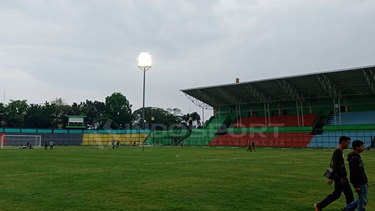 Stadion Teladan sementara tidak bisa digunakan sebagai tempat latihan oleh PSMS Medan. Copyright: © Kesuma Ramadhan/INDOSPORT