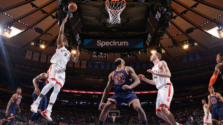 Toronto Raptors vs New York Knicks. Copyright: © Getty Images