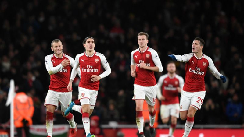 Para pemain Arsenal 2017/18. Copyright: &copy; Getty Images