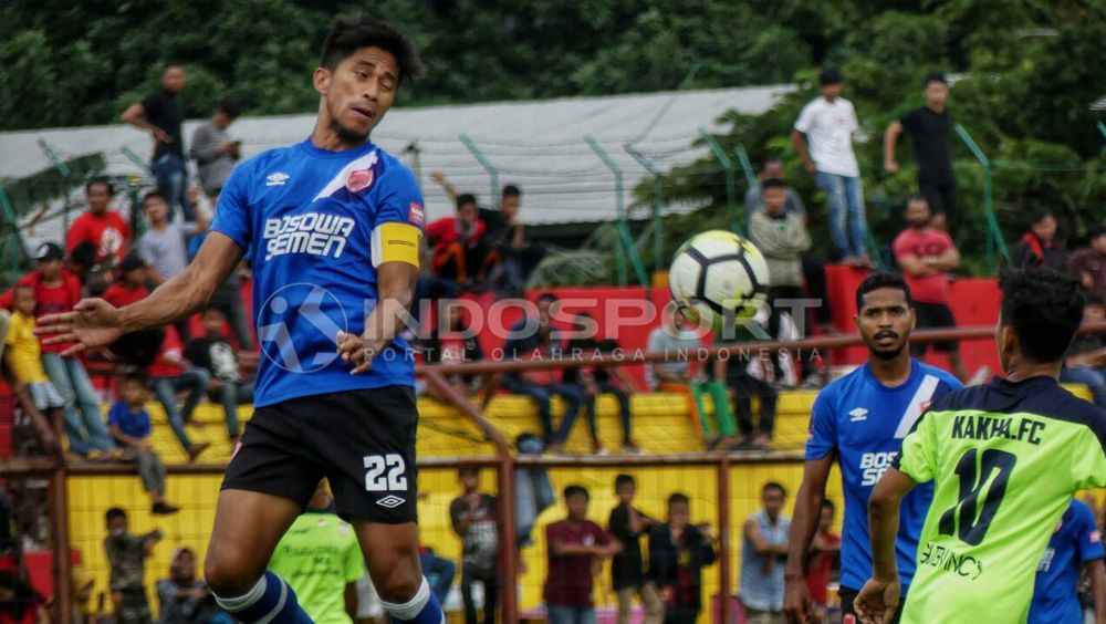 Uji coba PSM Makassar vs Khaka FC di Mattoangin. Copyright: © Reno Firhad Rinaldi/Indosport.com