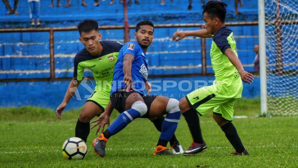 Uji coba PSM Makassar vs Khaka FC di Mattoangin. Copyright: © Reno Firhad Rinaldi/Football265.com