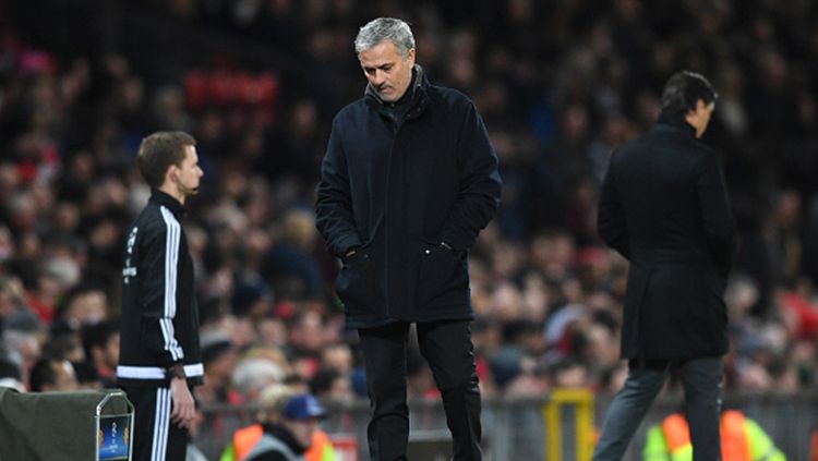 Pelatih Manchester United, Jose Mourinho. Copyright: © Getty Images