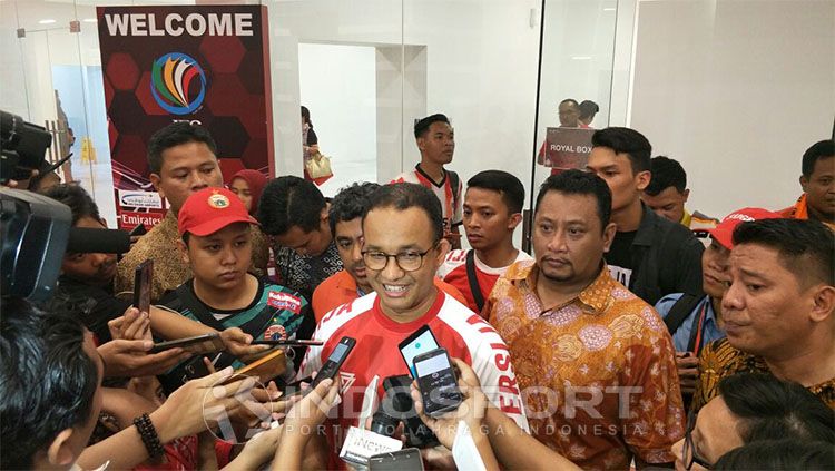 Ketua Jakmania, Diky Budi Ramadhan, mengaku ingin melakukan audiensi dengan Gubernur DKI Jakarta, Anies Baswedan, soal suporter di Piala Menpora. Copyright: © INDOSPORT/Zainal Hasan