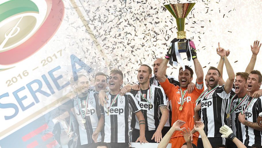 Perayaan Juventus Juara Serie A Copyright: © Indosport.com