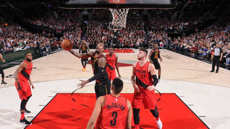 Cleveland Cavaliers ditumbangkan Portland Trail Blazers. Copyright: © Getty Images