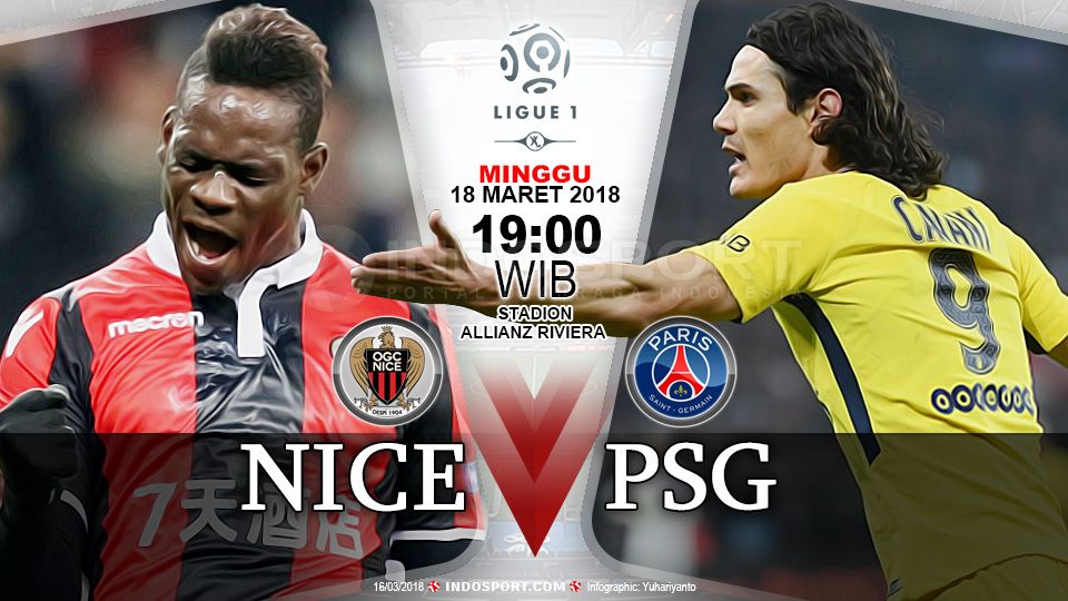 Prediksi OGC Nice vs Paris Saint-Germain Copyright: © Grafis:Yanto/Indosport.com