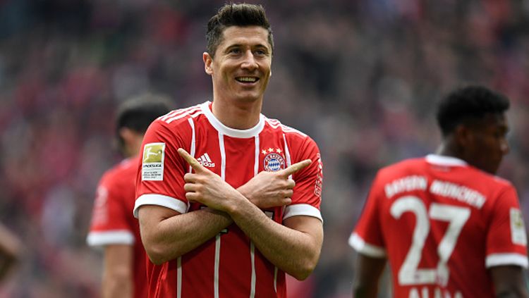 Robert Lewandowski, penyerang Bayern Munchen. Copyright: © Getty Images