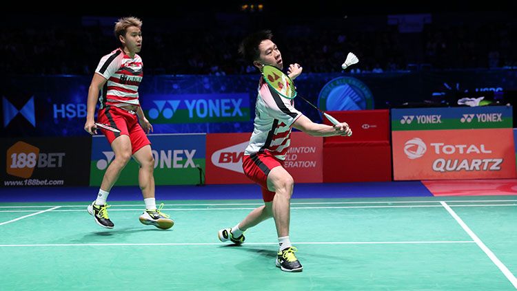 Kevin Sanjaya/Marcus Gideon. Copyright: © PBSI