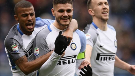 Mauro Icardi menyumbang 4 gol dalam kemenangan 5-0 Inter Milan atas Sampdoria. Copyright: © Getty Images