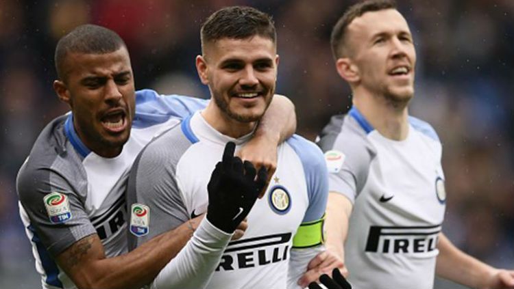 Mauro Icardi saat selebrasi gol Copyright: © Getty Images