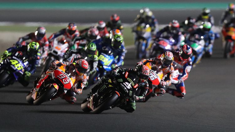 Para pembalab Moto GP di seri perdana GP Qatar. Copyright: © Getty Images