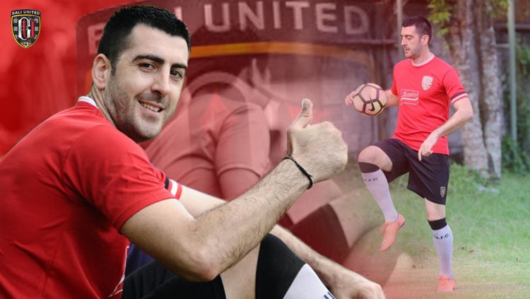 Milos Krkotic pemain baru Bali United. Copyright: © INDOSPORT