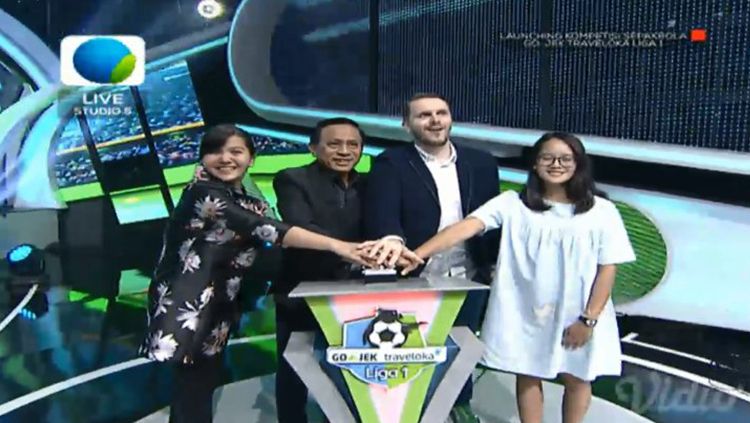 Acara Launching Liga 1 2018. Copyright: © Indosiar