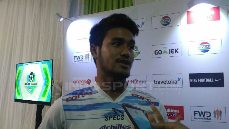 Muhammad Rafli, pemain Arema FC. Copyright: © Petrus Manus Da Yerrimon/INDOSPORT