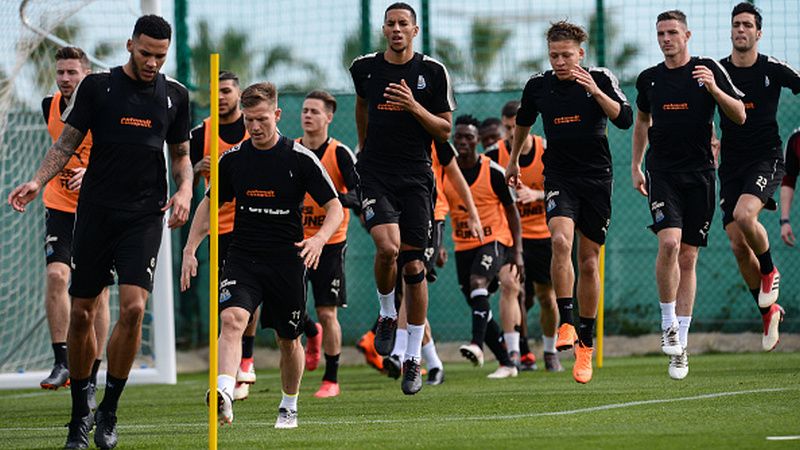 Skuat Newcastle United saat sedang latihan. Copyright: © INDOSPORT