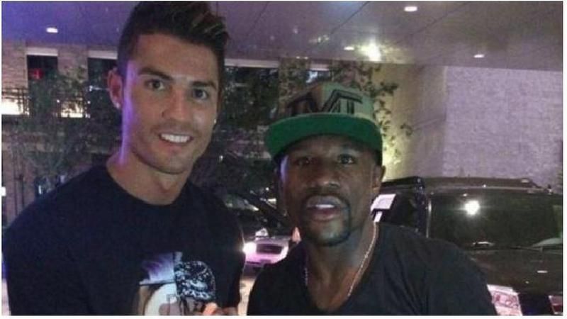 Cristiano Ronaldo dan Mayweather. Copyright: © 101GreatGoals