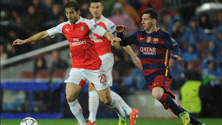 Eks pemain Arsenal, Mathieu Flamini (kiri). Copyright: © INDOSPORT