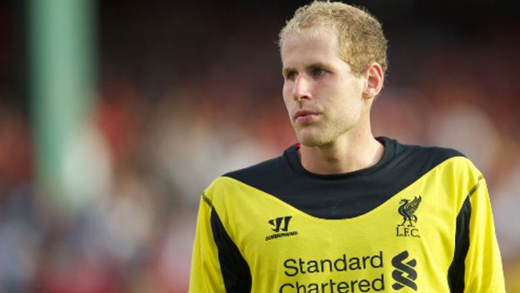 Peter Gulacsi ketika masih membela Liverpool. Copyright: © INDOSPORT