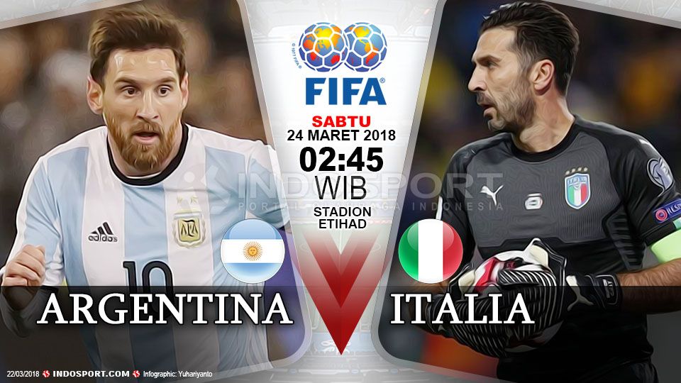 Argentina vs Italia Copyright: © Grafis:Yanto/Soicaumienbac.cc