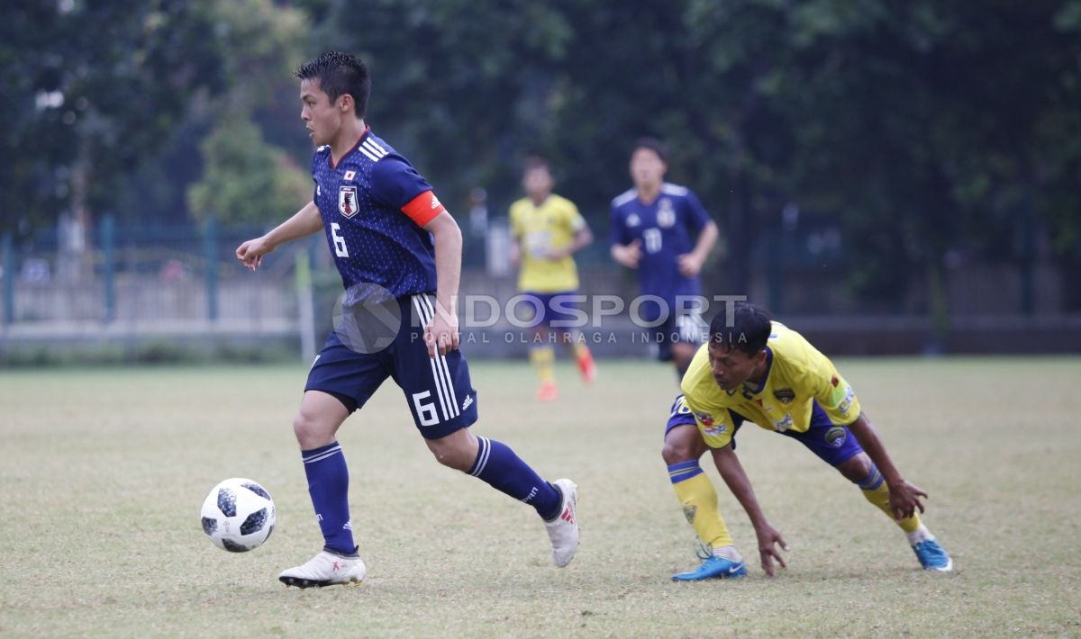 Cilegon United vs Jepang U-19. Copyright: © Herry Ibrahim/INDOSPORT