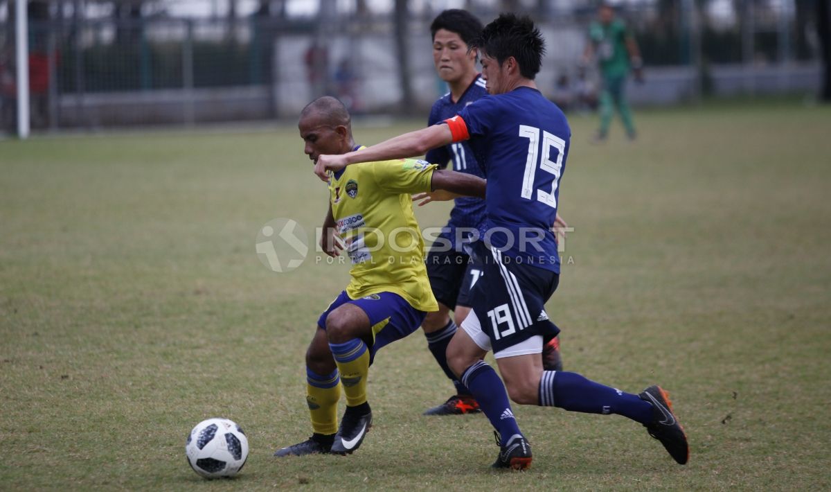 Cilegon United vs Jepang U-19. Copyright: © Herry Ibrahim/INDOSPORT