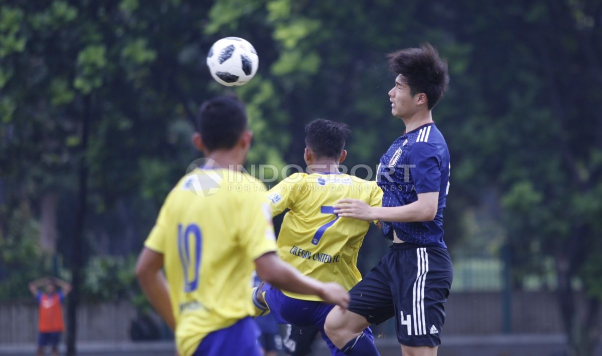 Cilegon United vs Jepang U-19. Copyright: © Herry Ibrahim/INDOSPORT