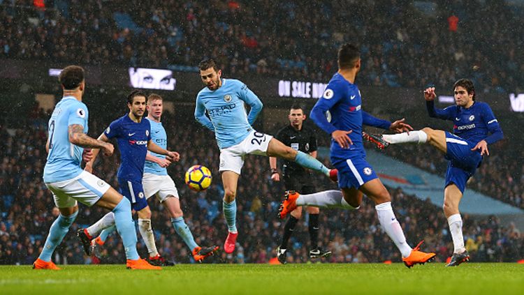 Chelsea vs Man City. Copyright: © INDOSPORT