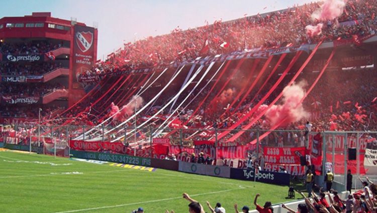 Suporter Independiente. Copyright: © INDOSPORT