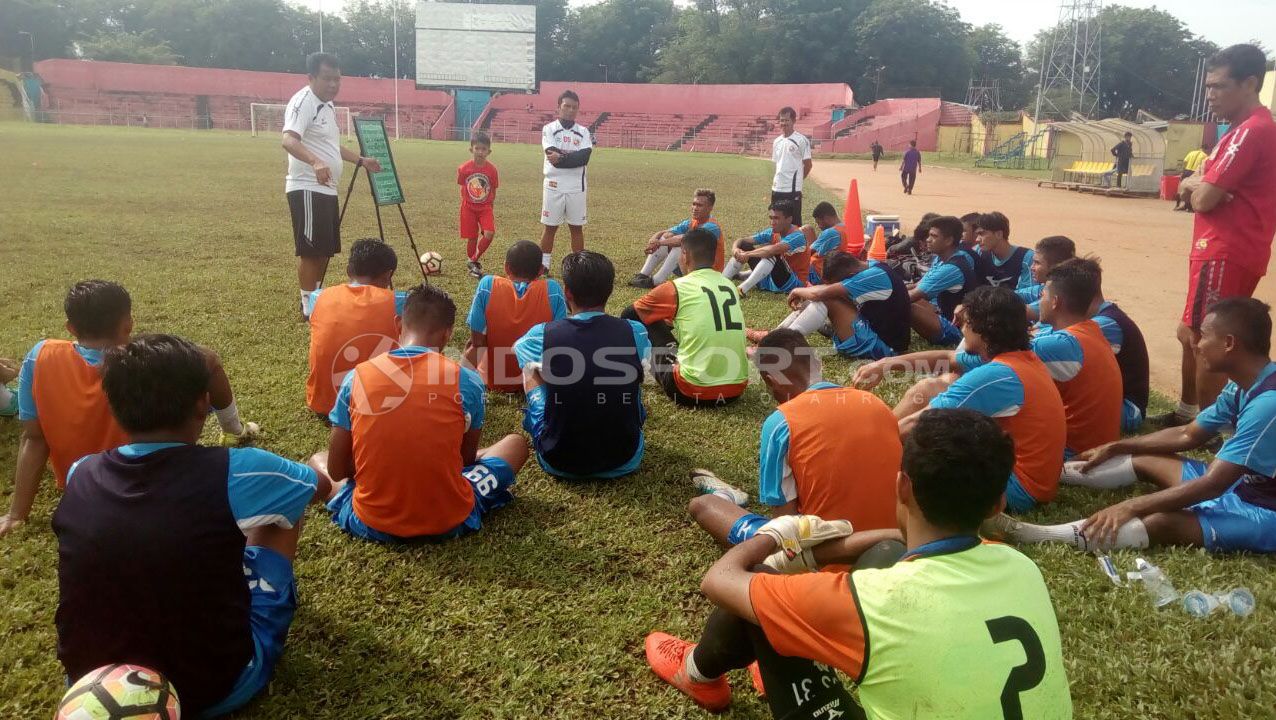 Semen Padang saat sedang berlatih. Copyright: © Taufik Hidayat/INDOSPORT.COM