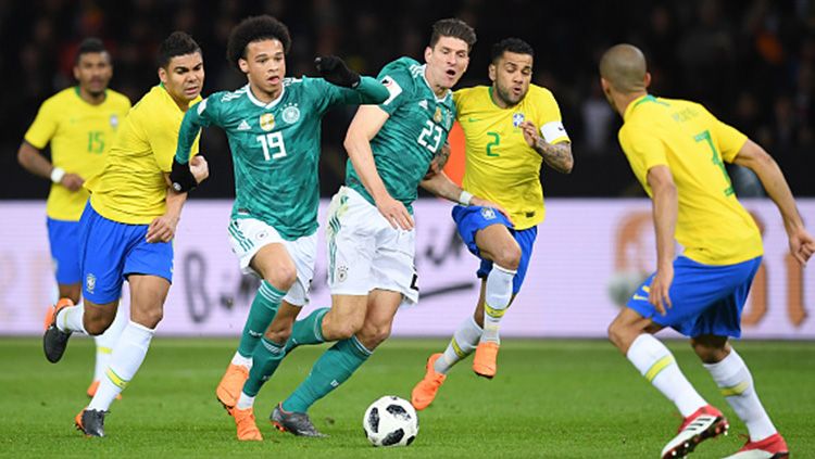 Jerman vs Brasil. Copyright: © INDOSPORT