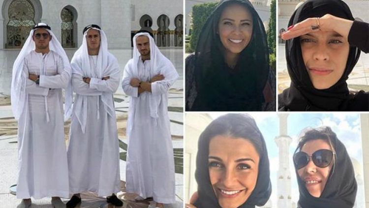 Pemain Real Madrid di Dubai Copyright: &copy; thesun.co.uk