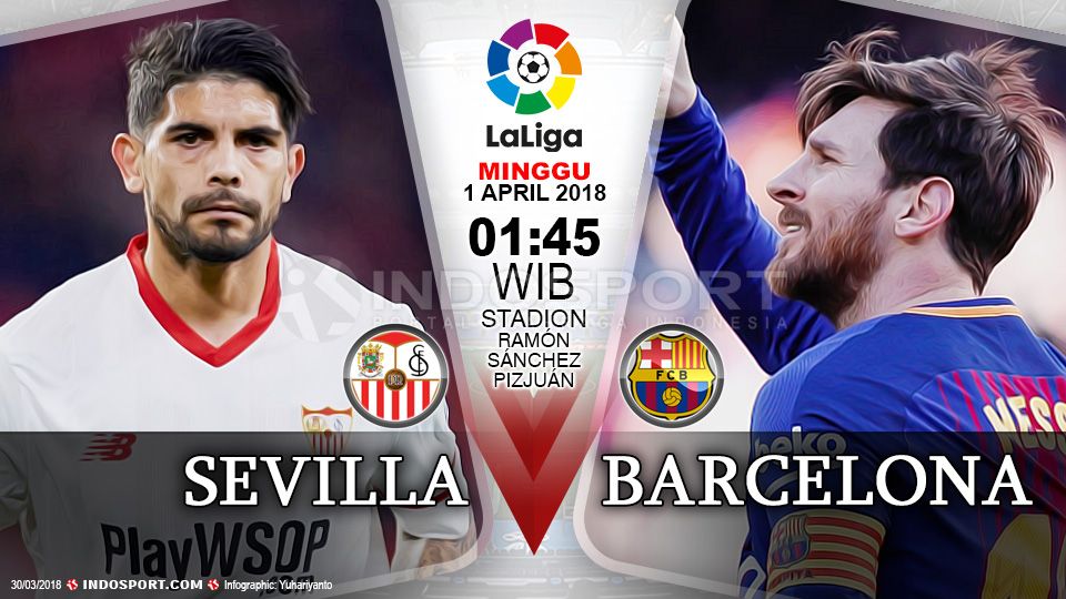 Prediksi Sevilla vs Barcelona Copyright: © Grafis:Yanto/Indosport.com