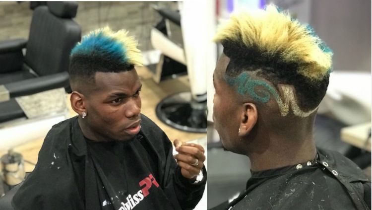 Gaya rambut Pogba. Copyright: © thesun.co.uk