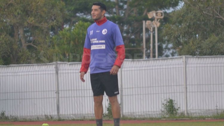 Gelandang Sriwijaya FC, Esteban Vizcarra Copyright: © Muhammad Effendi/INDOSPORT