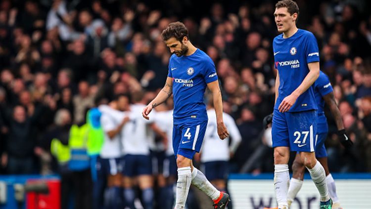 Chelsea ketika ditekuk Tottenham.  Copyright: © Getty Images