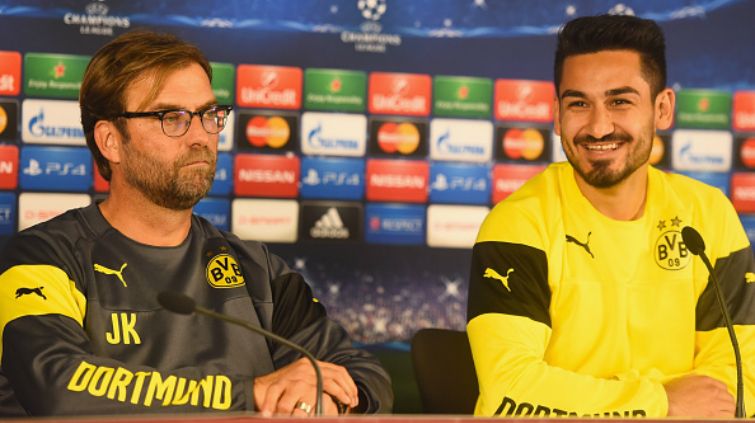 Jurgen Klopp dan Ilkay Gundogan. Copyright: © Getty Images