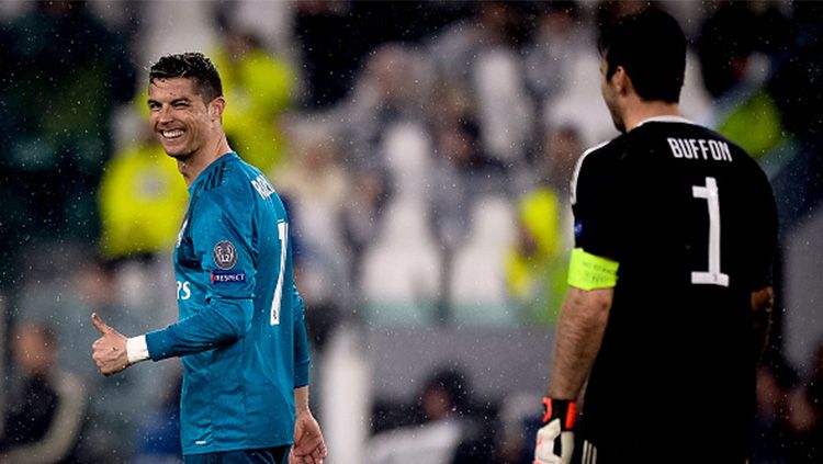 Cristiano Ronaldo dan Buffon Copyright: © Getty Images