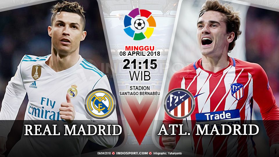 Prediksi Real Madrid vs Atletico Madrid Copyright: © Grafis:Yanto/Soicaumienbac.cc