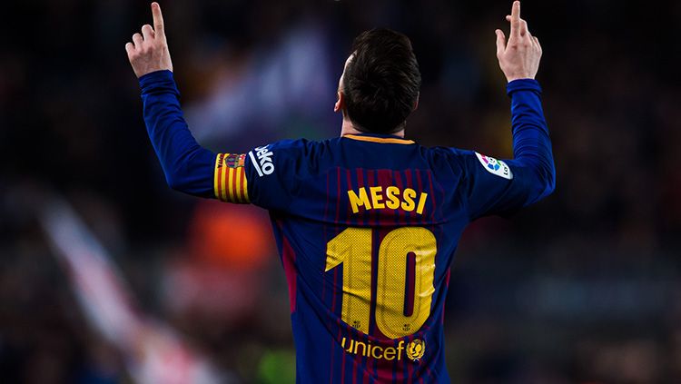 Megabintang Barcelona, Lionel Messi. Copyright: © Getty Image